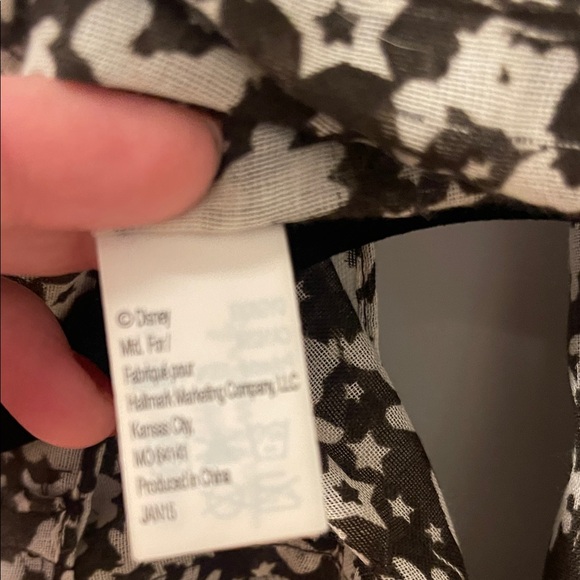 Hallmark Black and White Mickey Mouse Infinity Scarf - Picture 3 of 5